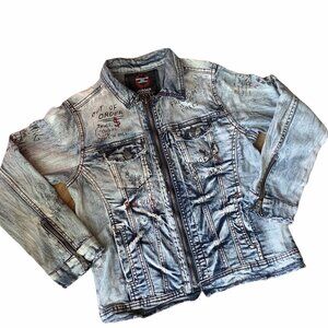 Jordan Craig Legacy Edition Graffiti Denim Jacket